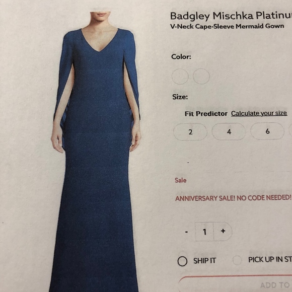 Badgley Mischka Dresses & Skirts - Floor length gown for special events, weddings.
